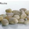 0.8-1CM, WHITE River Rocks PEBBLES (10lbs/bag)WHITE, 10 LBS/BAG