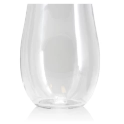 10.5”H X 7” GLASS FLUTED FLOWER VASE -Home Decor Store 105h x 7 glass fluted flower vase 2