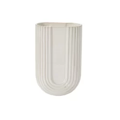 10”H X 6.5” X 3.5 WHITE CERAMIC EOS COLLECTION