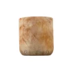 11” X 11” NATURAL WOOD POT