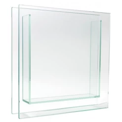 12”H X 2” X 12” SQUARE PLATE GLASS
