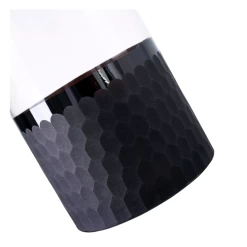 12"H X 4.5” CLEAR AND SMOKED CYLINDER 91130 -Home Decor Store 12h x 45 clear and smoked cylinder 91130 3