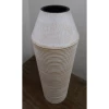12”H X 6” WOOD VASE