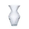 12”H X 7” GLASS FLUTED URN VASE