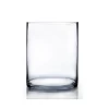 12"H X 8" CLEAR GLASS CYLINDER VASE