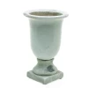 12”H X 8” WHITE CERAMIC DESTINY URN