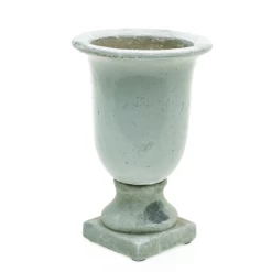 12”H X 8” WHITE CERAMIC DESTINY URN