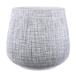 Home Decor Store -Home Decor Store 155h x 16 white zen fiberglass poly resin bowl 1