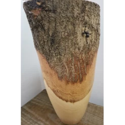 16”H X 8” WOOD CONTAINER