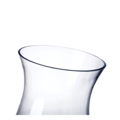 16”H X 9” GLASS PEDESTAL HURRICANE VASE -Home Decor Store 16h x 9 glass pedestal hurricane vase 3