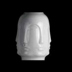 18”H X 12” WHITE FROZEN FACE COLLECTION