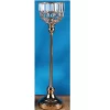 22" GOLD CRYSTAL BOWL CANDLE HOLDER STAND