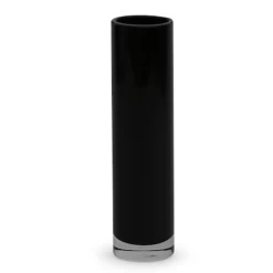 32"h X 6" BLACK GLASS CYLINDER
