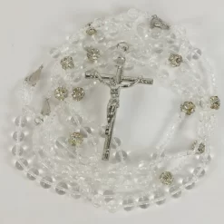 36’’ CLEAR GLASS BEAD LASSO