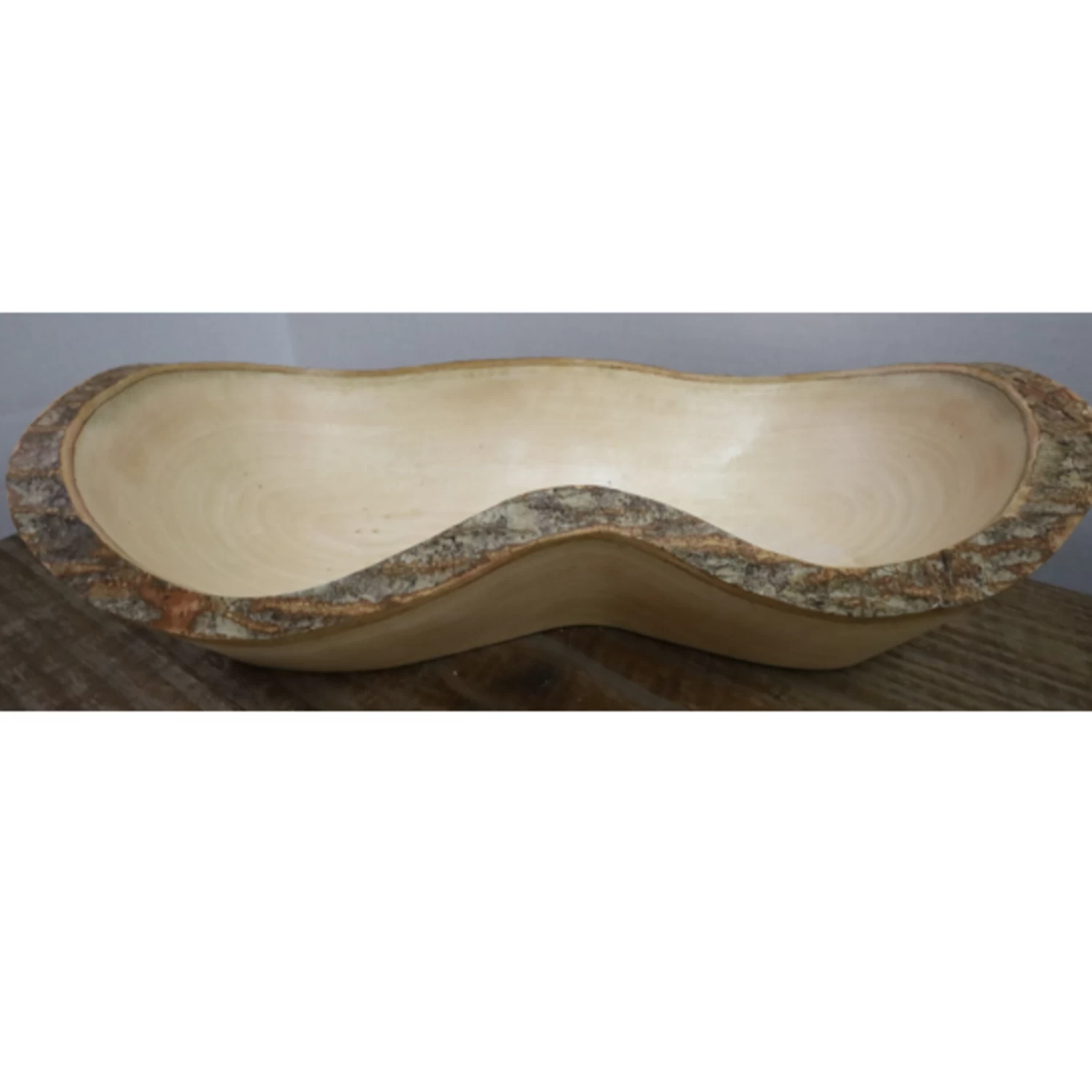 3”H X 14”LONG X 6”W WOOD TRAY 1 3”H X 14”LONG X 6”W WOOD TRAY