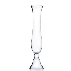 40% Off Was $50 Now $30. 24" X 6" GLASS TRUMPET VASE