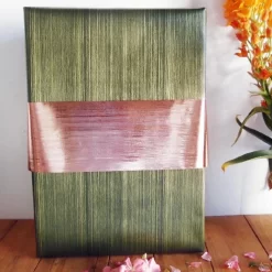 4.25’’ MET ROSE GOLD LEAF ASPIDISTRA -Home Decor Store 425 met rose gold leaf aspidistra 3