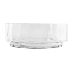 5”h X 13.75” LOW GLASS CYLINDER BOWL