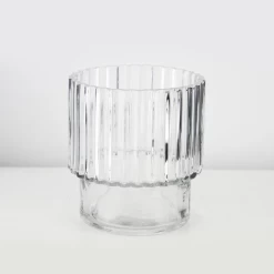 6” X 6” FLUTED VASE