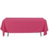 60 X 126 MAGENTA RECTANGLE POLYESTER TABLE COVER