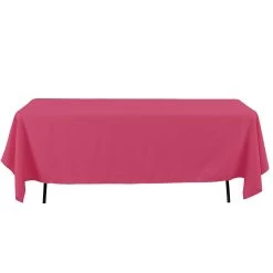 60 X 126 MAGENTA RECTANGLE POLYESTER TABLE COVER