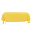 60" X 126" YELLOW RECTANGULAR TABLE COVER 0025YE
