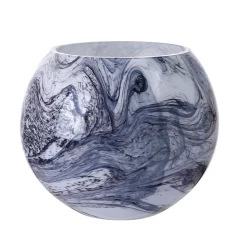 6.5"h X 8" MARBLE LIKE FISHBOWL BUBBLE BOWL