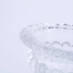 6.5”H X 8” THICK GLASS PEDESTAL VASE -Home Decor Store 65h x 8 thick glass pedestal vase 4