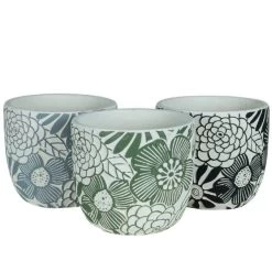 6"H X 6.75" ROUND FLOWER POWER