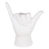 7.25” X 7.75” HANG LOOSE PLANTER - MATTE WHITE