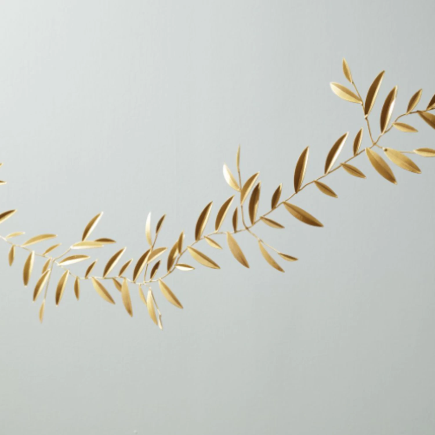 75.5”L X .125” X 6” GOLD METAL AMULET GARLAND 2 75.5”L X .125” X 6” GOLD METAL AMULET GARLAND - Image 2