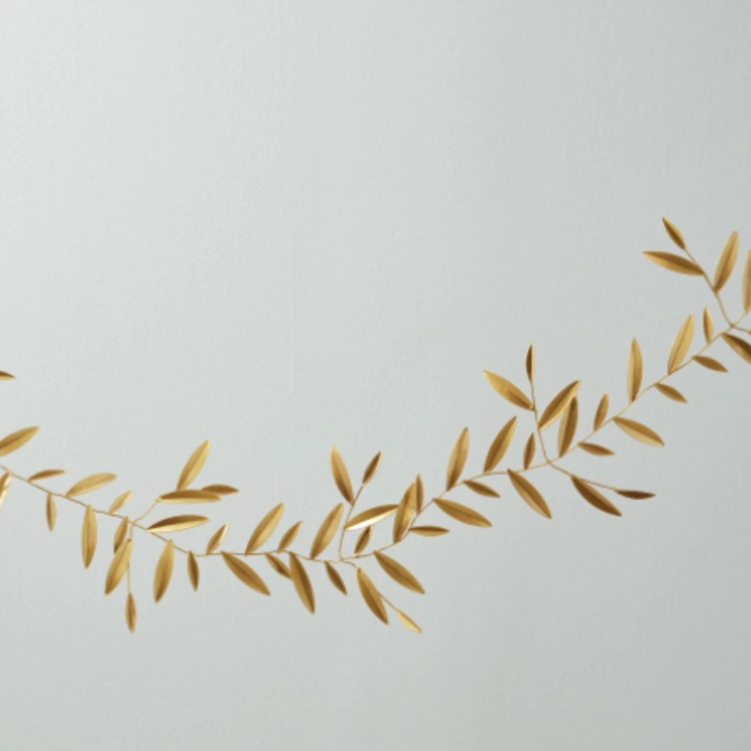 75.5”L X .125” X 6” GOLD METAL AMULET GARLAND 3 75.5”L X .125” X 6” GOLD METAL AMULET GARLAND - Image 3