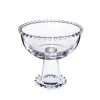 7.5"H X 8" BEADED BOWL PEDESTAL
