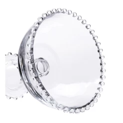 7.5"H X 8" BEADED BOWL PEDESTAL -Home Decor Store 75h x 8 beaded bowl pedestal 3