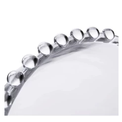 7.5"H X 8" BEADED BOWL PEDESTAL -Home Decor Store 75h x 8 beaded bowl pedestal 4