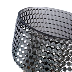 7”H X 6” AMBER STUDED GLASS -Home Decor Store 7h x 6 amber studed glass 3