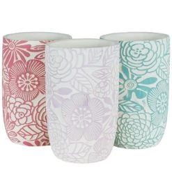 8.25"H X 4.5" ROUND FLOWER POWER