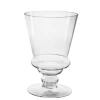 8.25"h X 5.5" GLASS CHALICE PEDESTAL, BOTTOM 4.75”