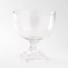 8.5”H X 7.5” GLASS COMPOTE/PEDESTAL