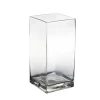 8"h X 5" X 5" CLEAR SQUARE GLASS OPENING
