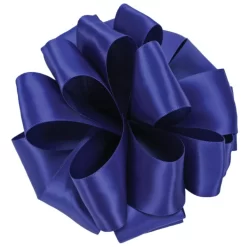 #9, 50 YD ROYAL BLUE DOUBLE FACE RIBBON
