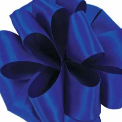 #9, 50 YDS DOUBLE FACE RIBBON, COBALT
