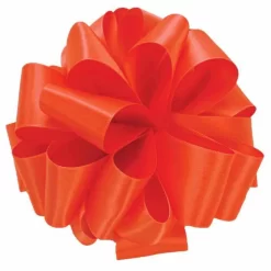 #9, 50 YDS DOUBLE FACE RIBBON LIVING CORAL