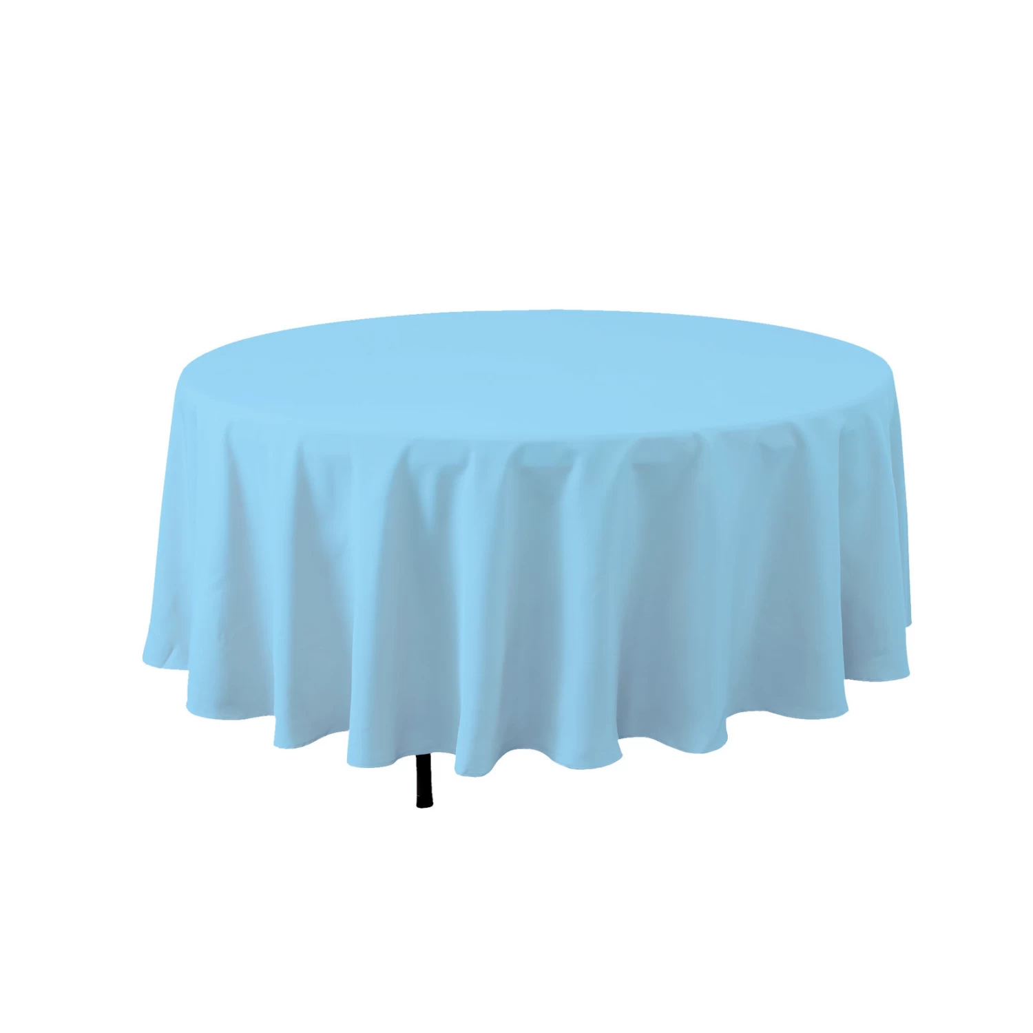 90'' ROUND POLYESTER TABLECOVER BLUE 1 90'' ROUND POLYESTER TABLECOVER BLUE