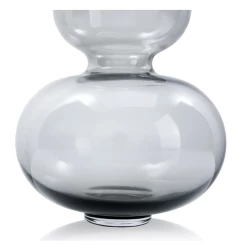 9.75’H X 8.75” GLASS DOBLE VASE -Home Decor Store 975h x 875 glass doble vase 2