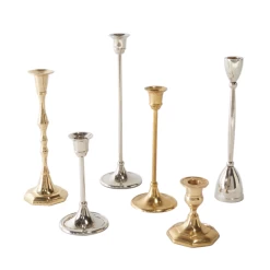 Best Seller -Home Decor Store accent decor 1025h x 225 antique silver candle sti 1