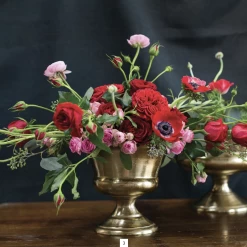 10.5”H X 12.75” X 9.25” GOLD PRESTIGE METAL URN (AD) -Home Decor Store accent decor 105h x 1275 x 925 gold prestige metal 3