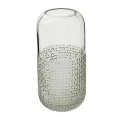10”H X 5” CLEREL GLASS VASE (AD)