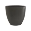 11.75”h X 5.5” BLACK SASSO VASE (AD)