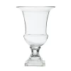 11.75”H X 8” CLEAR Ellewood Urn (AD)